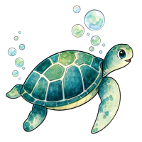 Swimming Turtle